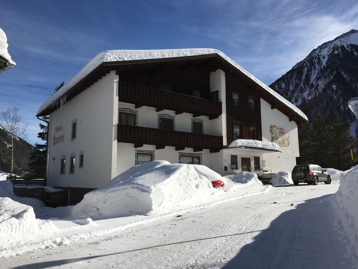 Pension Alpenrose Sankt Sigmund im Sellrain Exteriér fotografie