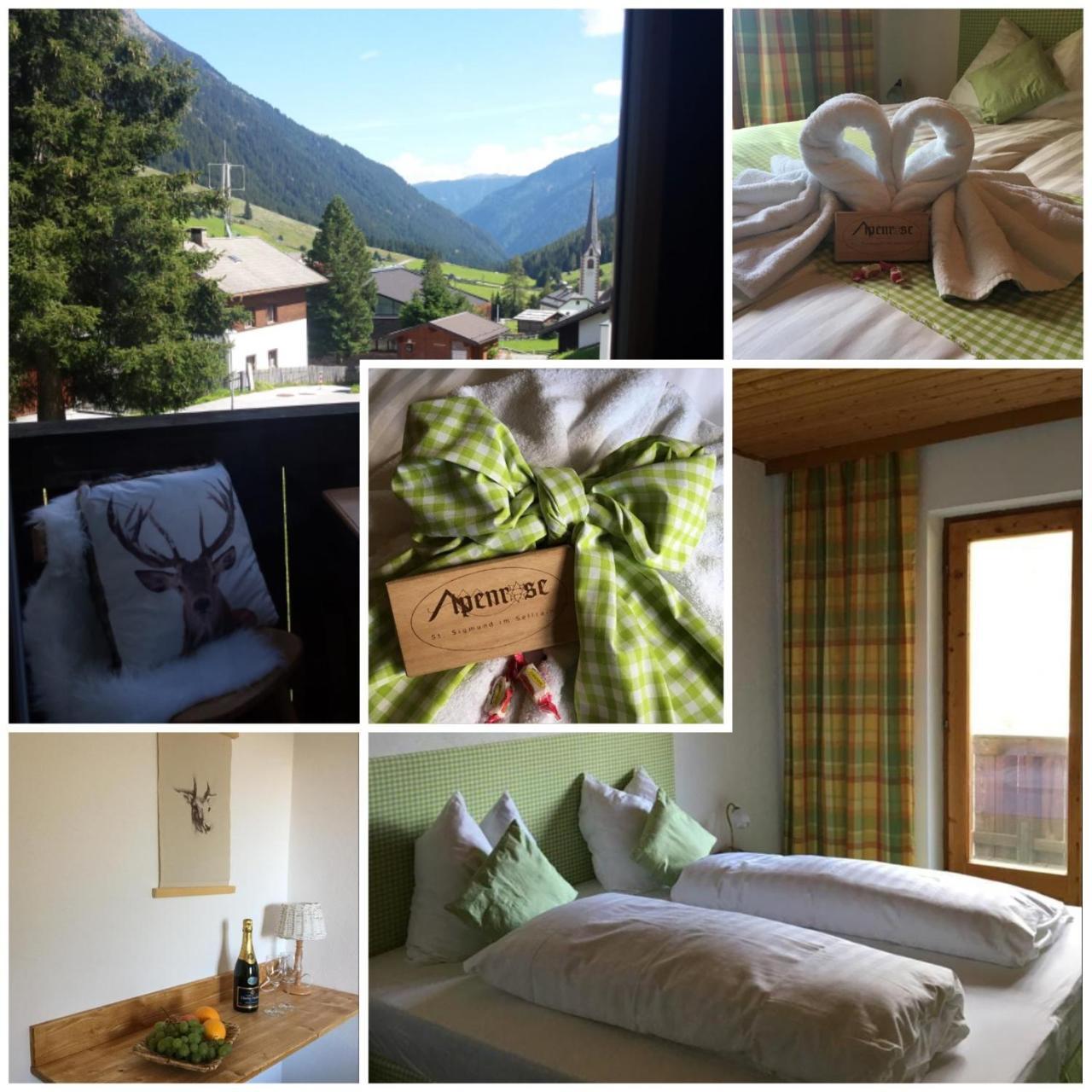Pension Alpenrose Sankt Sigmund im Sellrain Exteriér fotografie