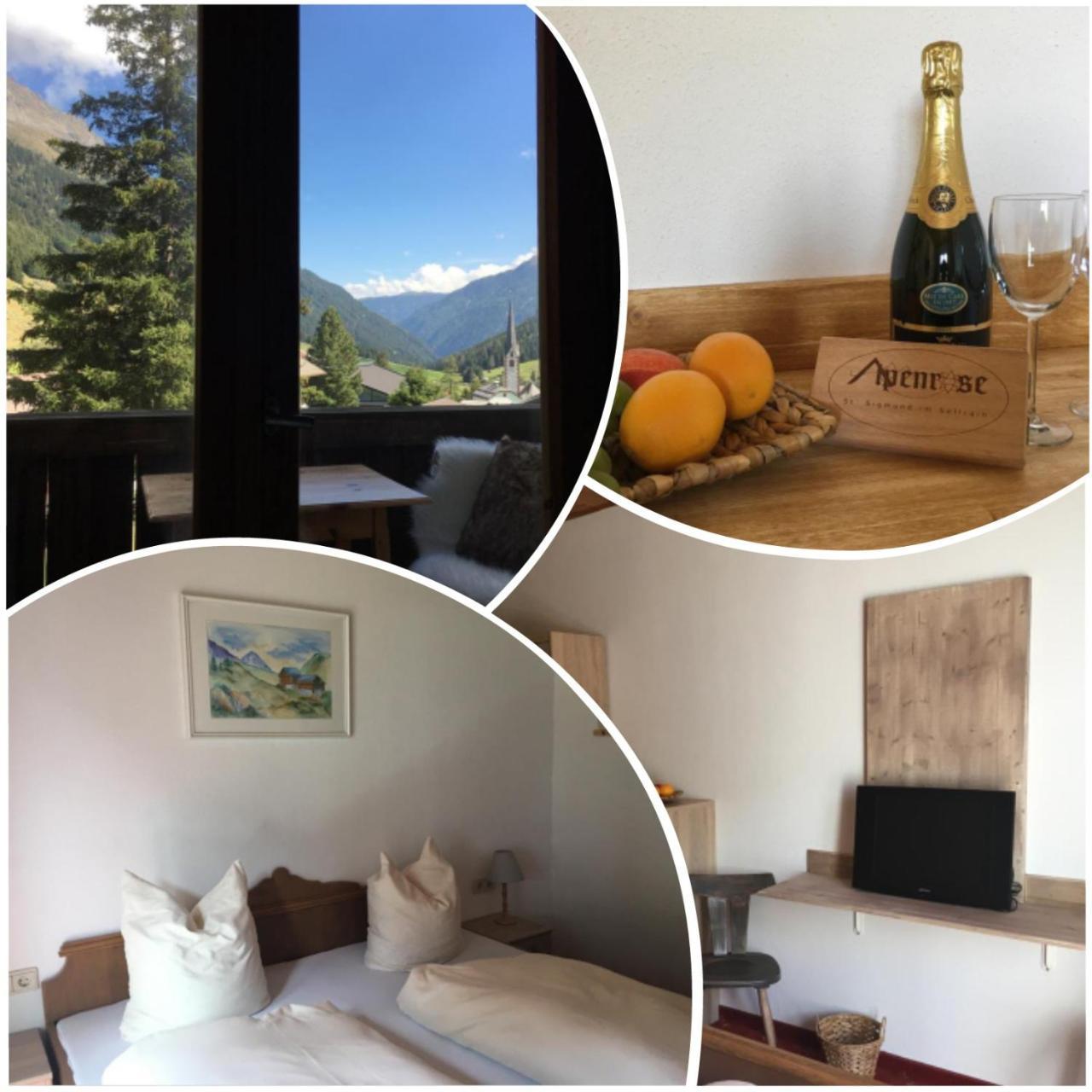 Pension Alpenrose Sankt Sigmund im Sellrain Exteriér fotografie