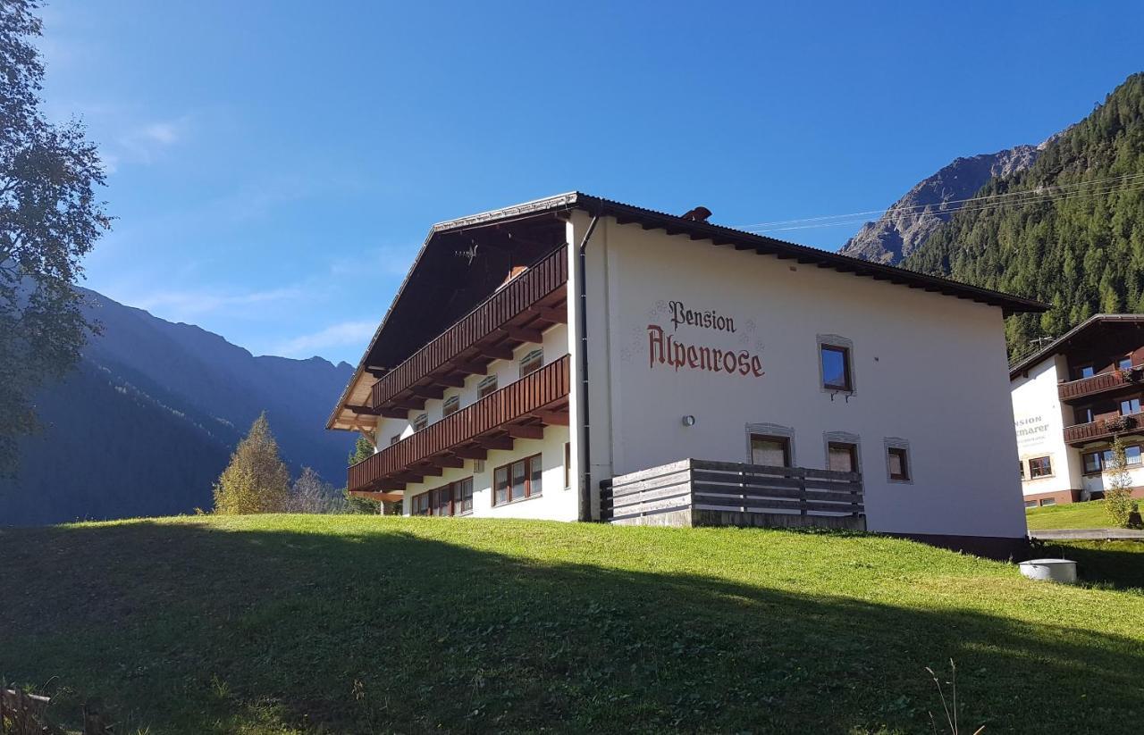 Pension Alpenrose Sankt Sigmund im Sellrain Exteriér fotografie
